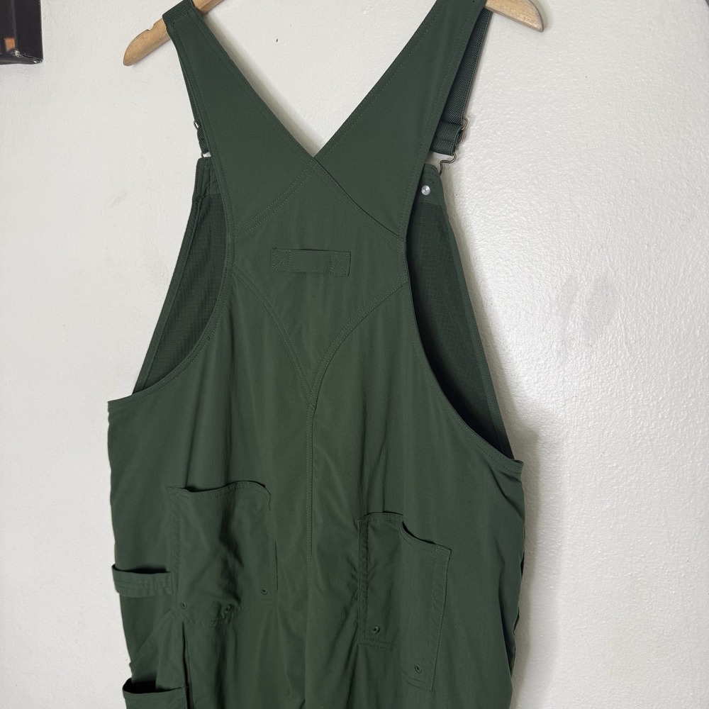 Duluth Trading Heirloom Gardening Lined Green Bib Overalls Women's Large X 31 - Picture 6 of 15